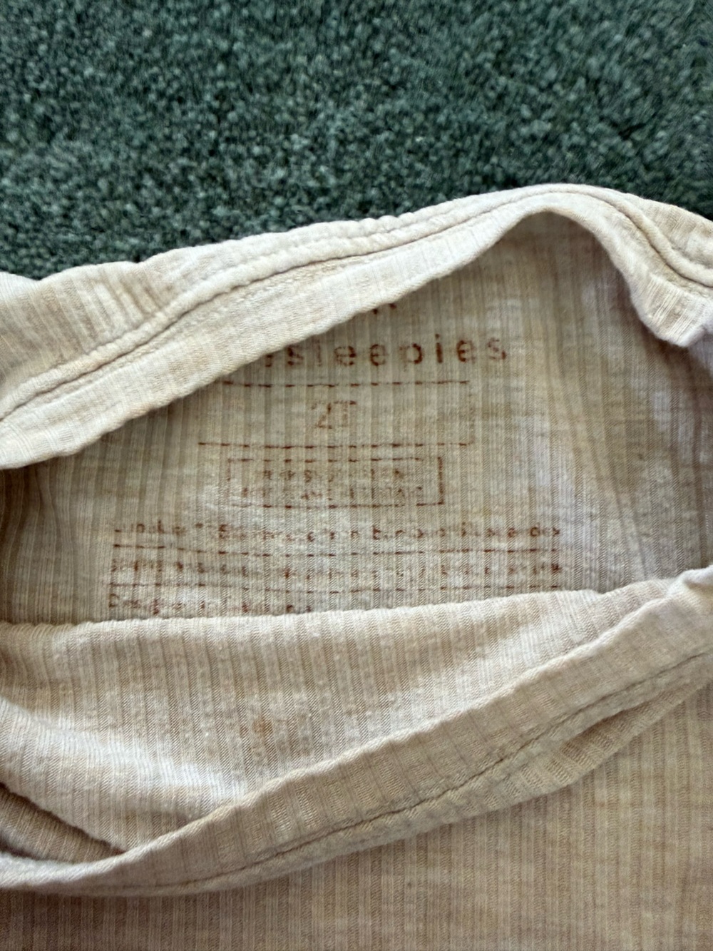 Set of 2 Ribbed Little Sleepies Pajama Sets - Picture 4 of 4
